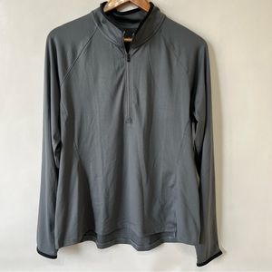 Under Armour UPF 50 Grey Quarter Zip Layer Long Sleeve Shirt NWT